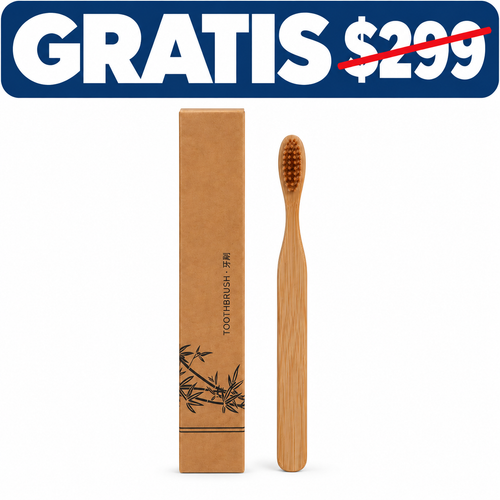 Cepillo de dientes de bambú
